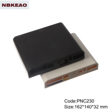 Caja de enrutador wifi cajas de abs para fabricación de enrutadores serie de cajas takachi mx3-11-12 PNC230 con tamaño 162 * 140 * 32 mm